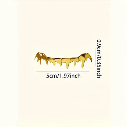 Fashionable Hip-Hop Dental Accessories, Niche Design, Teardrop Dental Ornaments, Hip-Hop Rap Braces, Teardrop Dental Ornaments