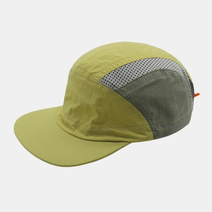 Retro Japanese Style Hip-hop Hats 5 Panel Thin Flat Brimmed Baseball Cap Quick-drying Breathable Sunscreen Hat Unisex