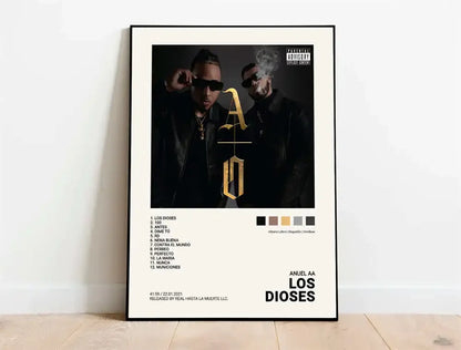 Nordic Pop Rapper Quevedo Poster Aesthetics Mora Feid Eladio Carrion Rauw AlejanDro Music Album Canvas Print Wall Art Room Decor