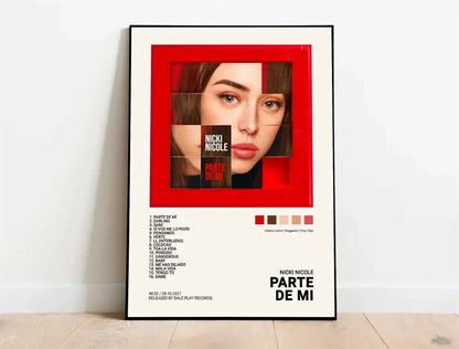 Nordic Pop Rapper Quevedo Poster Aesthetics Mora Feid Eladio Carrion Rauw AlejanDro Music Album Canvas Print Wall Art Room Decor