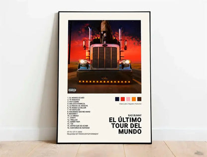 Nordic Pop Rapper Quevedo Poster Aesthetics Mora Feid Eladio Carrion Rauw AlejanDro Music Album Canvas Print Wall Art Room Decor