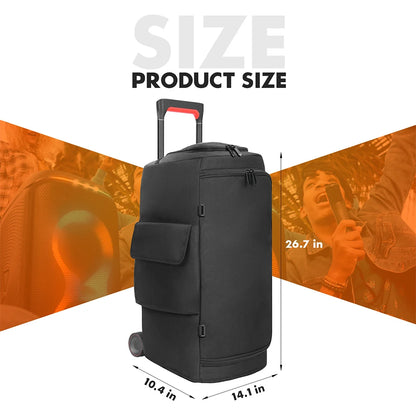 Portable Speaker Dust Case with Mic Pocket For JBL PARTYBOX 310 320 520 710 Speaker Storage Bag Party Speaker Carry Case Cover