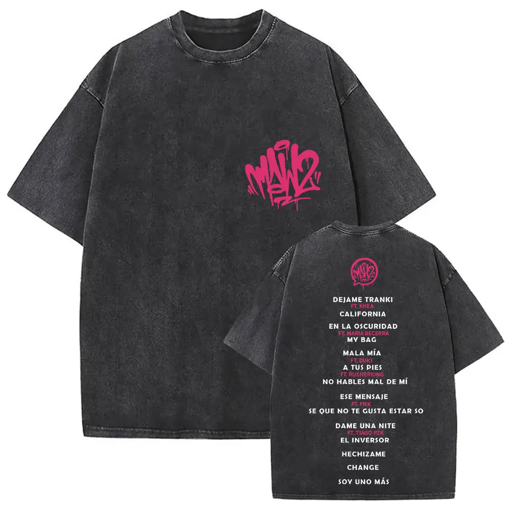 Rapper Lit Killah Tour 2025 Album Graphic T-shirts Mens Clothing Fashion Pop Music T Shirts Vintage Washed 100% Cotton Tops Tees