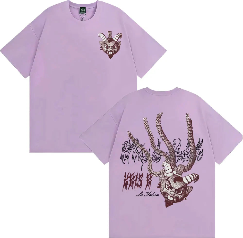 Rapper Kris R Ec Trap De Medallo Album Merch T Shirt Men's Clothing Harajuku Streetwear T-shirt High Quality 100% Cotton Tshirts