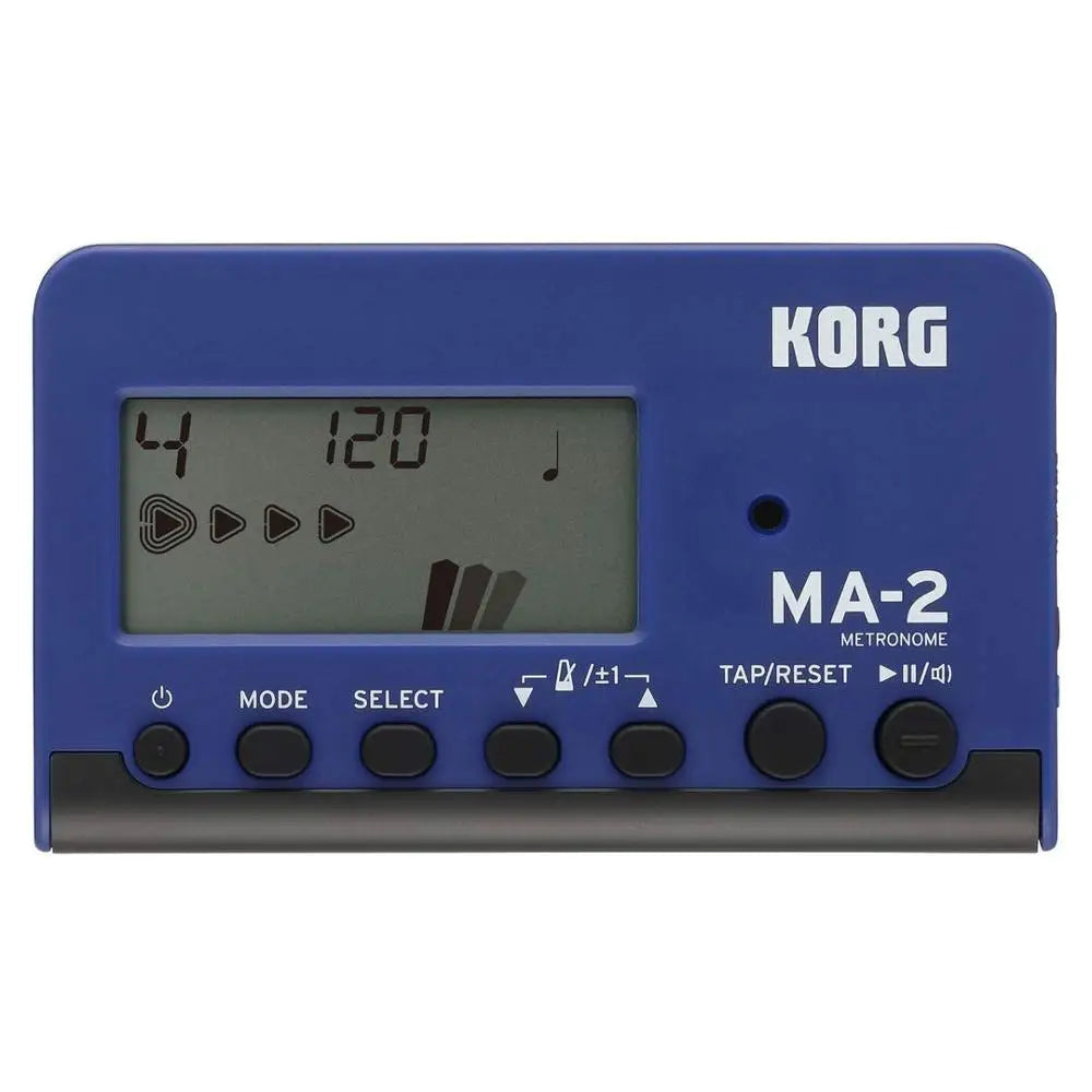 Korg MA1BL MA-1 MA-2 Guitar Solo Metronome Visual Beat Counting Metronome, GA-1 Guitar and Bass Tuner MA2