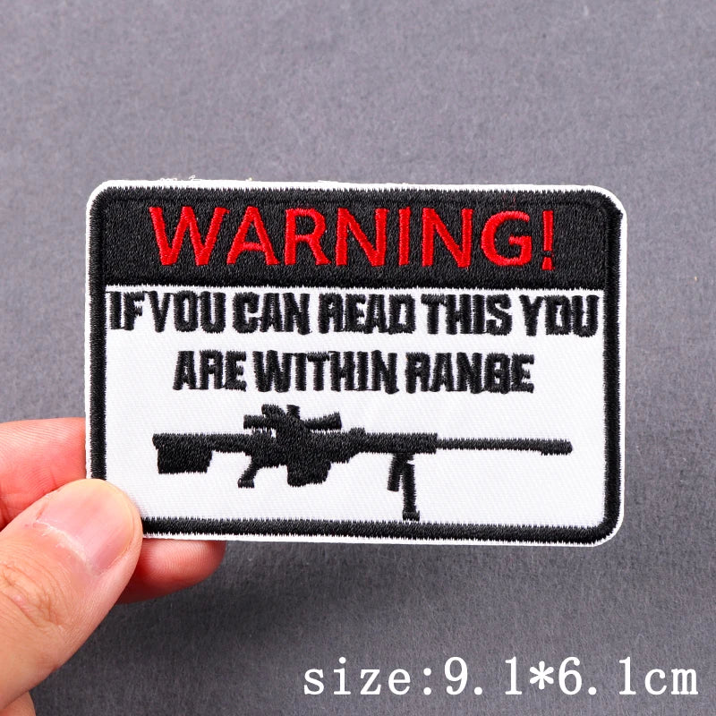 Hip Hop Sexy Patch Iron On Embroidery Patches For Clothing Thermoadhesive Patches For Clothes Punk Skull Sewing/Fusible Patch