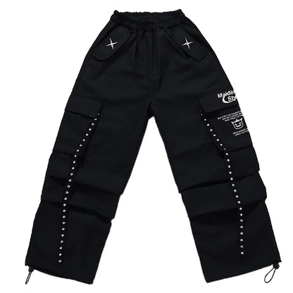 Child Hiphop Rapper Clothes Outfit Hip-hop Dance Street Wear Korean Boy y2k Streetwear Set Kids Hip Hop Performance Costume Suit