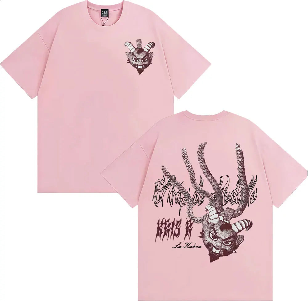 Rapper Kris R Ec Trap De Medallo Album Merch T Shirt Men's Clothing Harajuku Streetwear T-shirt High Quality 100% Cotton Tshirts