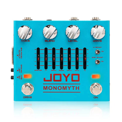 JOYO R-26 Monomyth Bass Preamp Electric Effect Pedal 6-band Graphic EQ Control Real Amplifier Tone Simulation Bass Pedal