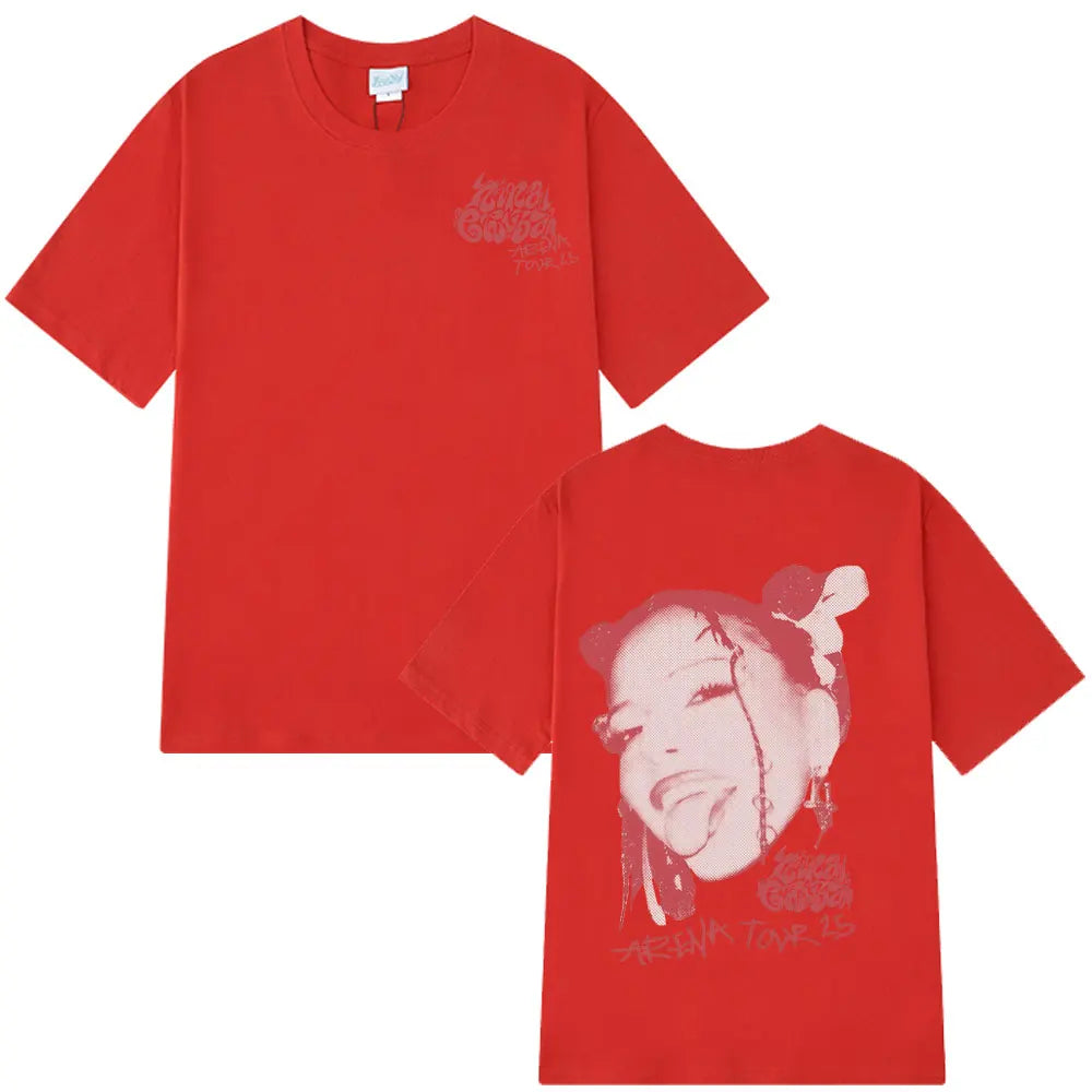 Rapper Nina Chuba Arena Tour 2025 Tees Men Women Hip Hop Fashion Pop Music T-shirts Casual Cotton Oversized Aesthetics T Shirts