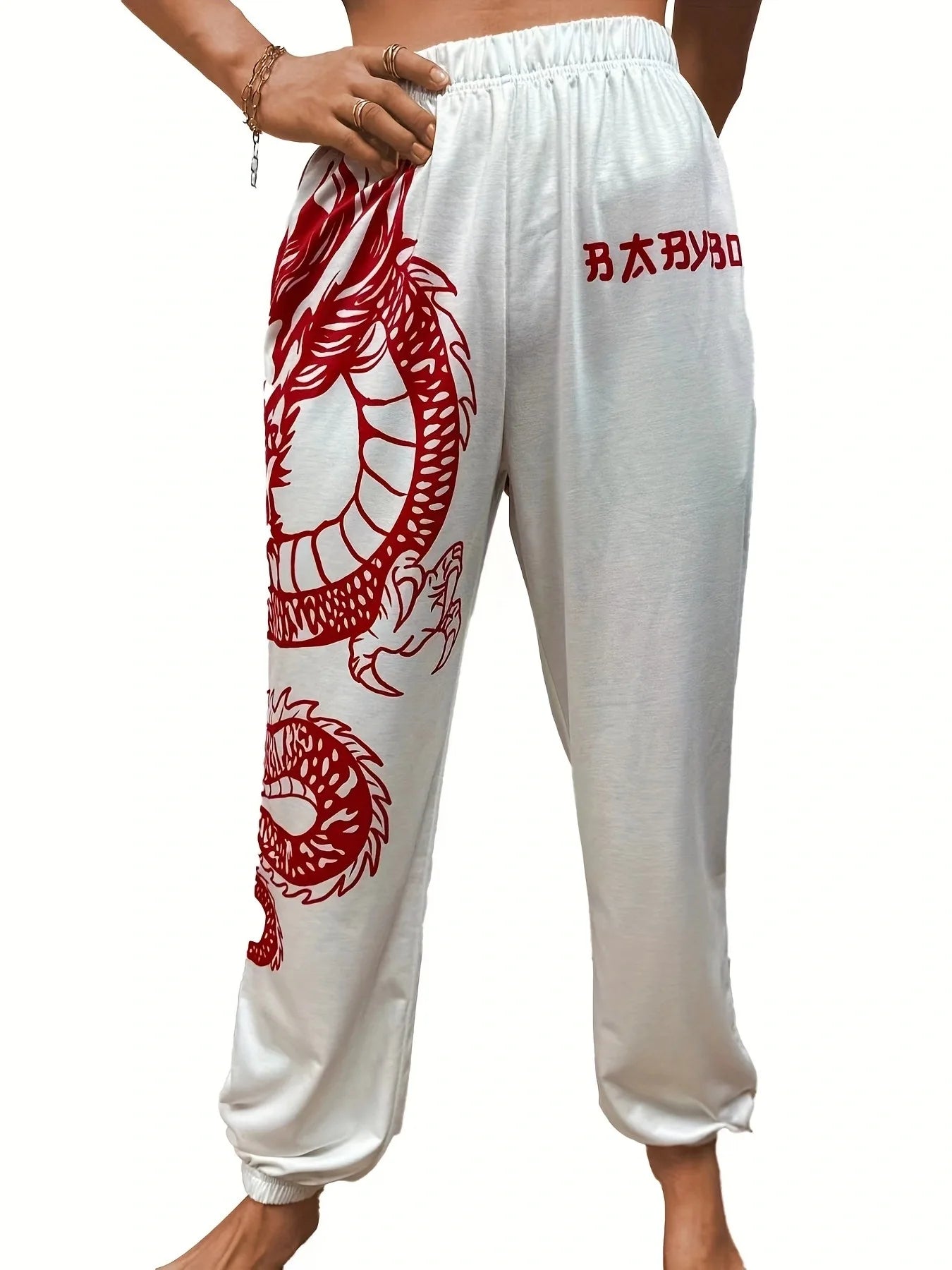 2025 New Summer Hip-hop Graphic Sweatpants Women's Jogger Trousers Harajuku High Waist Loose Casual Pants Sweatpants Women
