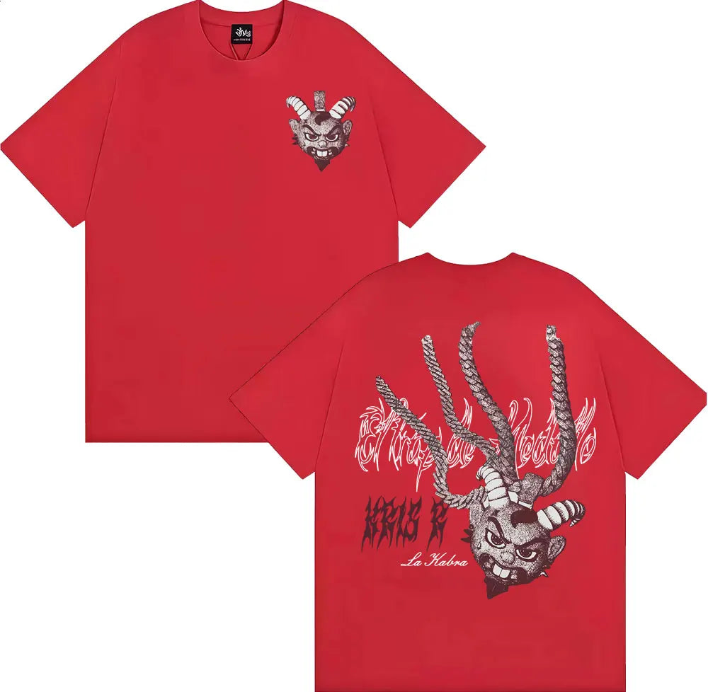 Rapper Kris R Ec Trap De Medallo Album Merch T Shirt Men's Clothing Harajuku Streetwear T-shirt High Quality 100% Cotton Tshirts