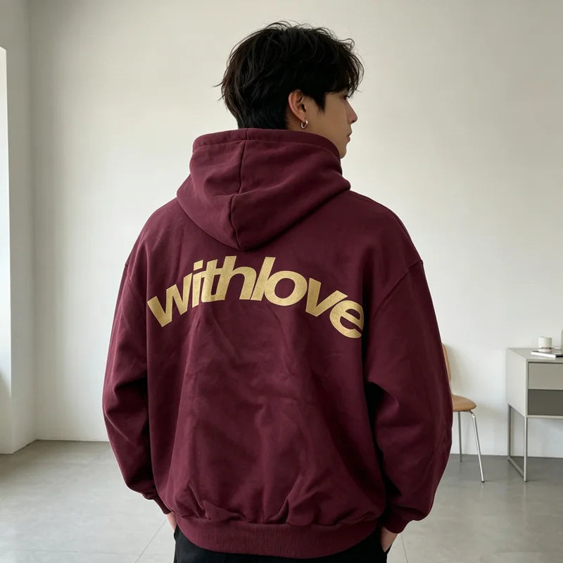 European and American Street Style Sweatshirts for Hip Hop Autumn Men's Women's Casual Hoodies Quality Cotton Pullover Tops