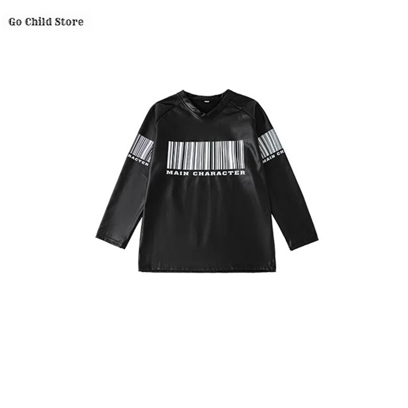 Hip Hop Boys Cool Shiny Sweatshirt Street Dance Cargo Pants Girls K-pop Clothes Set Kid Hip Hop Jazz Costume Children Streetwear