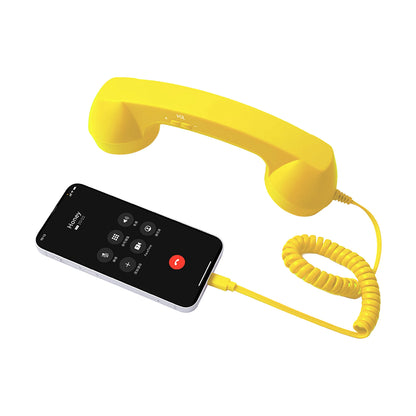 Type-C Retro Phone Handset Microphone for Android Plug and Play Wired Headset for Voice Chat Live Streaming Clear Sound