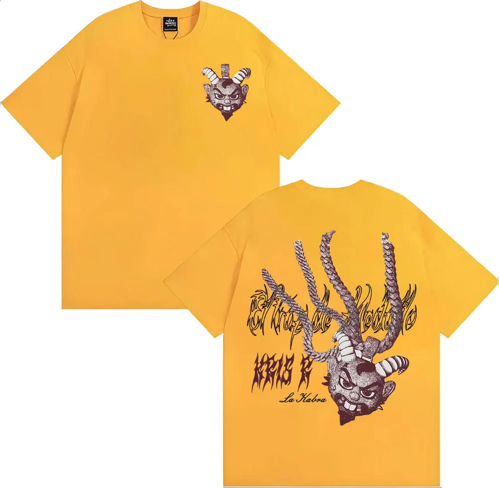 Rapper Kris R Ec Trap De Medallo Album Merch T Shirt Men's Clothing Harajuku Streetwear T-shirt High Quality 100% Cotton Tshirts