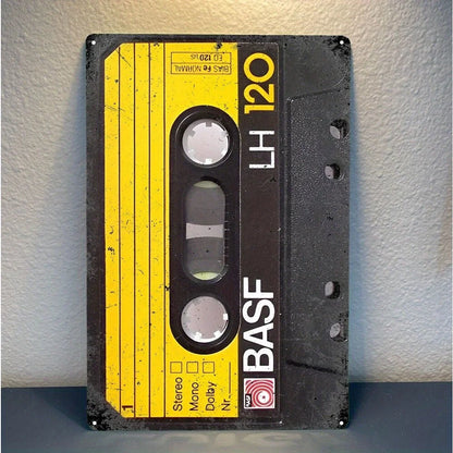 Basf Cassette Tape Stereo Hi-Fi Metal Poster -20x30cm Sign