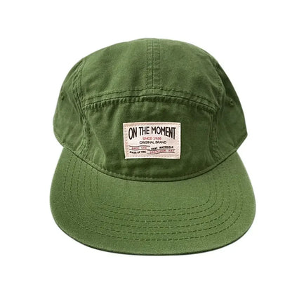 Retro Japanese Style Hip-hop Hats 5 Panel Thin Flat Brimmed Baseball Cap Quick-drying Breathable Sunscreen Hat Unisex