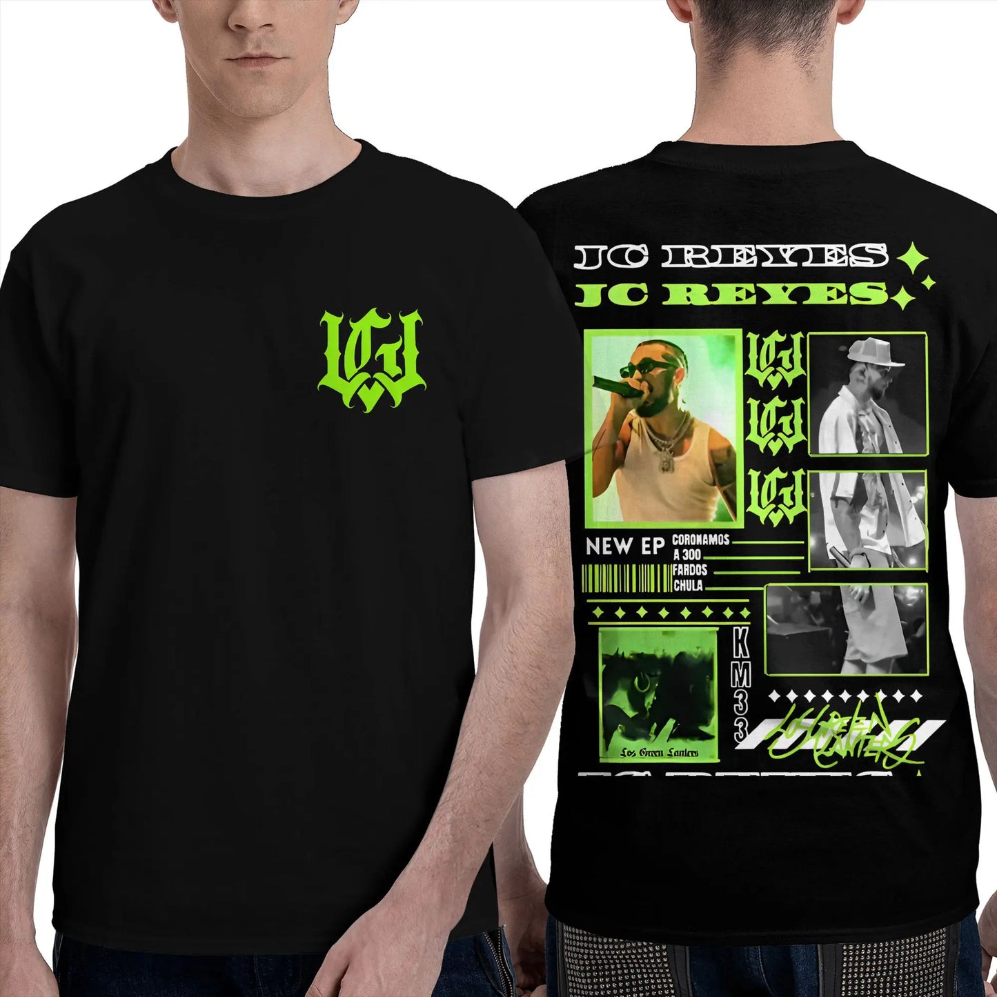 Rapper Jc Reyes T Shirt For Men women Summer Hip Hop Awesome T-Shirts O-Neck Hip Hop Tee Shirt Oversize Custom Clothes