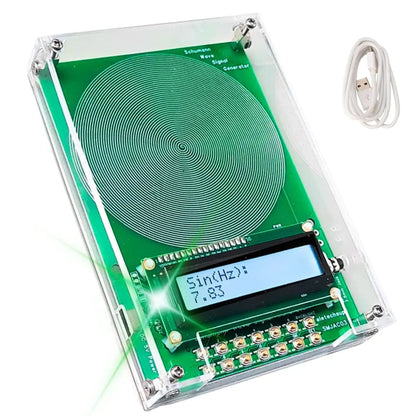 7.83HZ Schumann Wave Generator Natural Bio-Healing Ultra-low Frequency Pulse Generator 3.5MM Audio Resonator Vibration Speaker