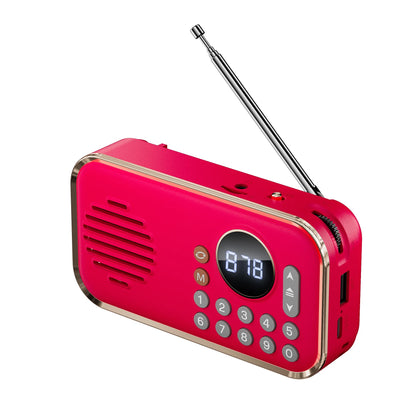 Wireless Stereo Bluetooth Speaker with Multi-band Radio Function HIFI Sound Support BT U Disk TF Card Mini Portable Super Bass