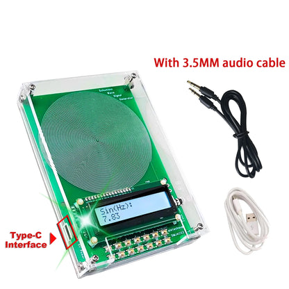 7.83HZ Schumann Wave Generator Natural Bio-Healing Ultra-low Frequency Pulse Generator 3.5MM Audio Resonator Vibration Speaker