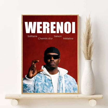 W-Werenoi Pyramide Singer Album Poster HD art sticky wall waterproof home living room bedroom bar aesthetic decoration