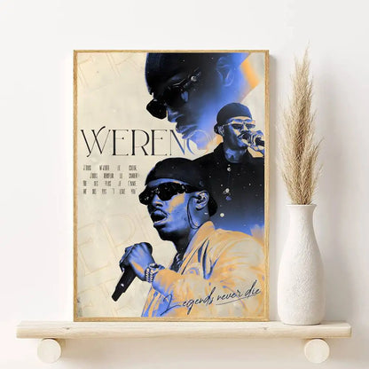 W-Werenoi Pyramide Singer Album Poster HD art sticky wall waterproof home living room bedroom bar aesthetic decoration
