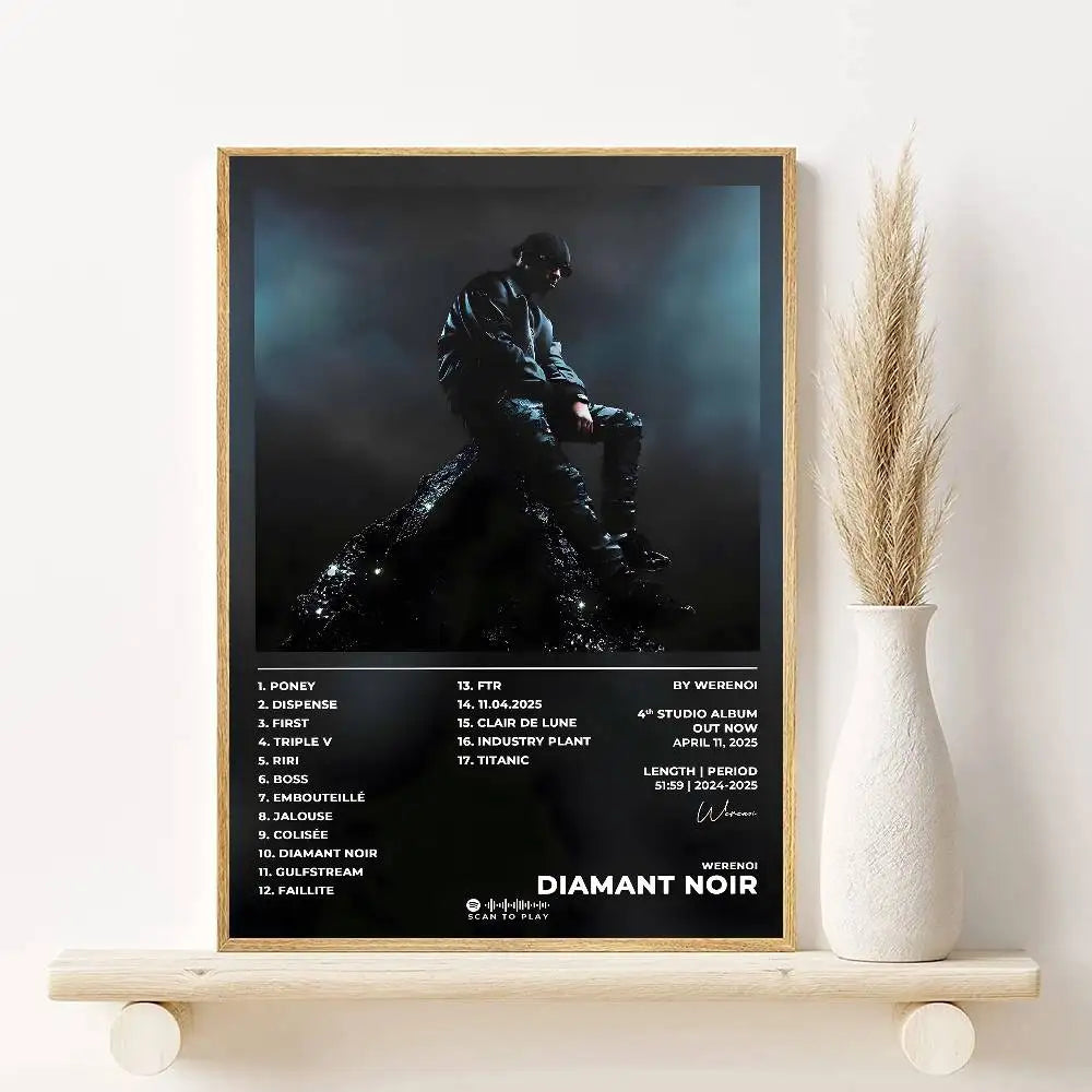W-Werenoi Pyramide Singer Album Poster HD art sticky wall waterproof home living room bedroom bar aesthetic decoration