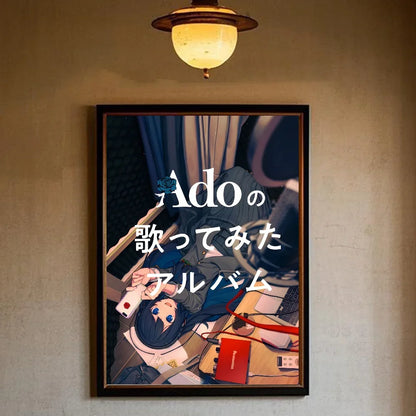 Singer Ado Poster Aesthetic Canvas Painting Posters and Prints Wall Art Picture For Living Room Decoration