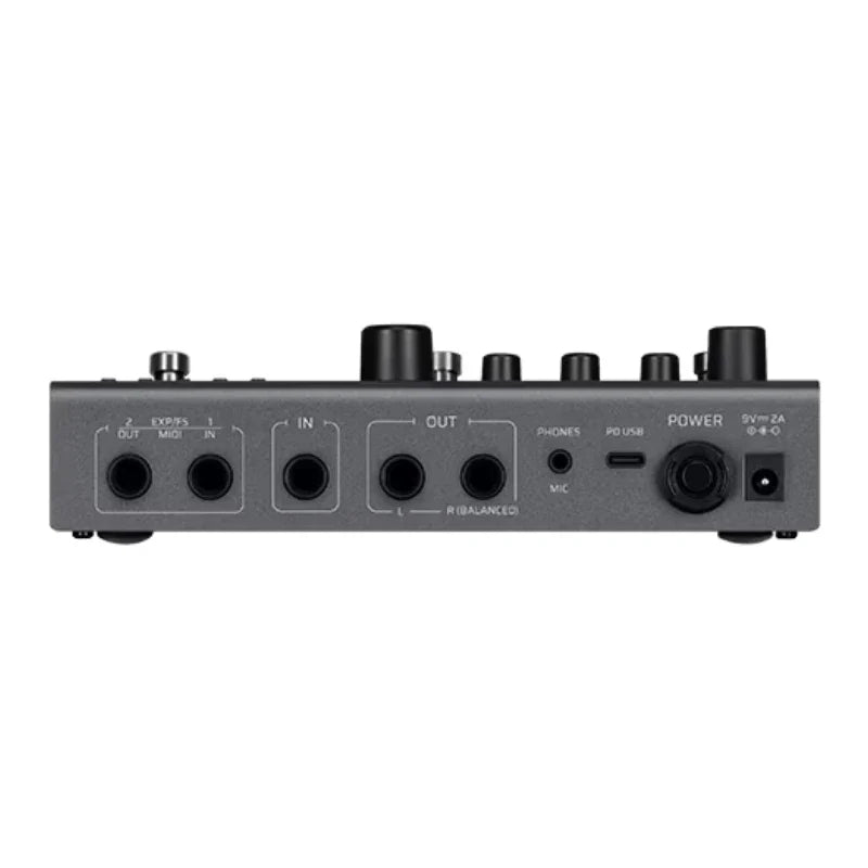 Gray metal Valeton GP-180 multi-effects processor with multiple jacks and knobs supports NAM file conversion for studio use