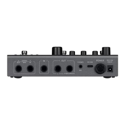 Gray metal Valeton GP-180 multi-effects processor with multiple jacks and knobs supports NAM file conversion for studio use