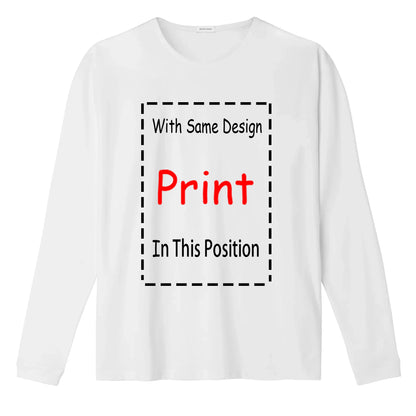 White long-sleeved t-shirt featuring vintage phantom opera 90s musical print in bold red with washed stretched streetwear style
