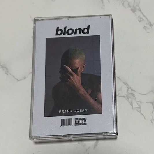 Clear plastic cassette tape case for frank ocean blond album in western hip-hop music lyrics retro collection fidelity playback