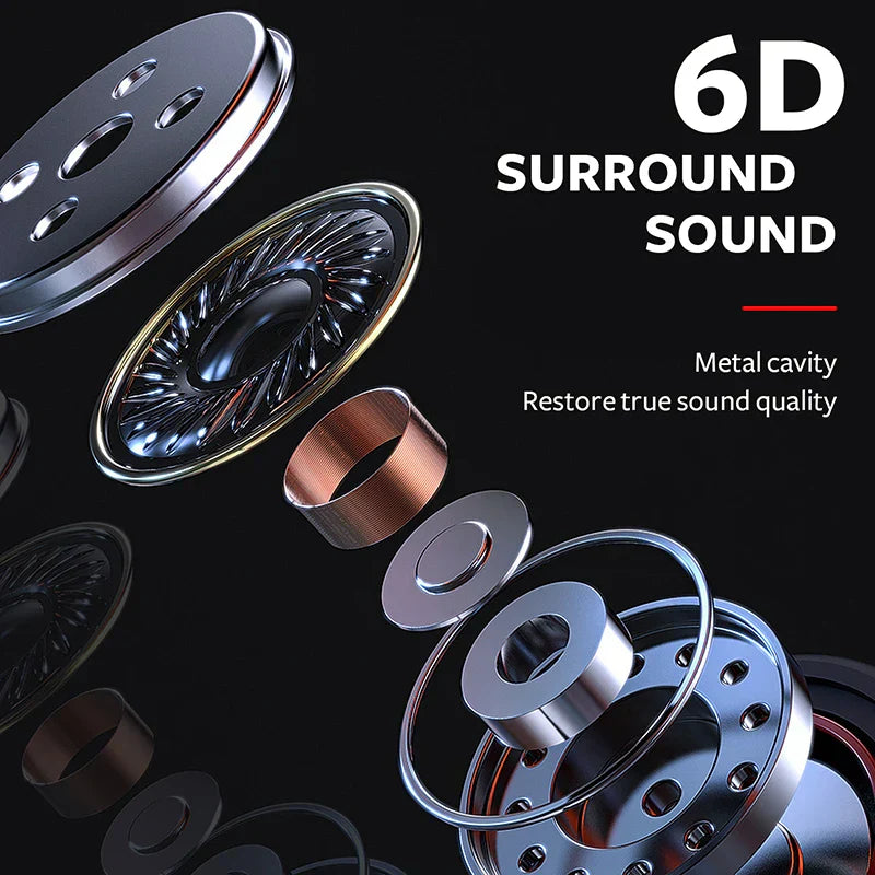 Silver and copper-toned type c in-ear wired earphones with metallic cavity design and hifi 6d surround bass speakers