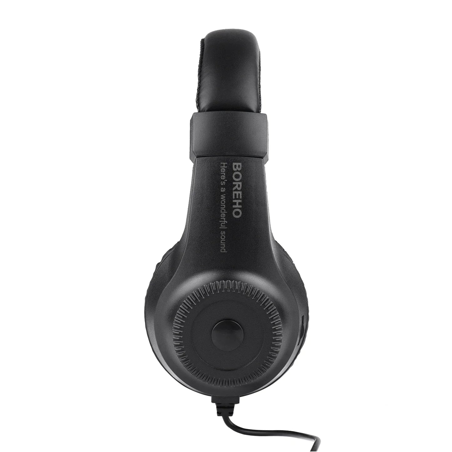 Black wired headset with single stereo monitoring, self adjusting headband, and matte finish for electronic musical instruments