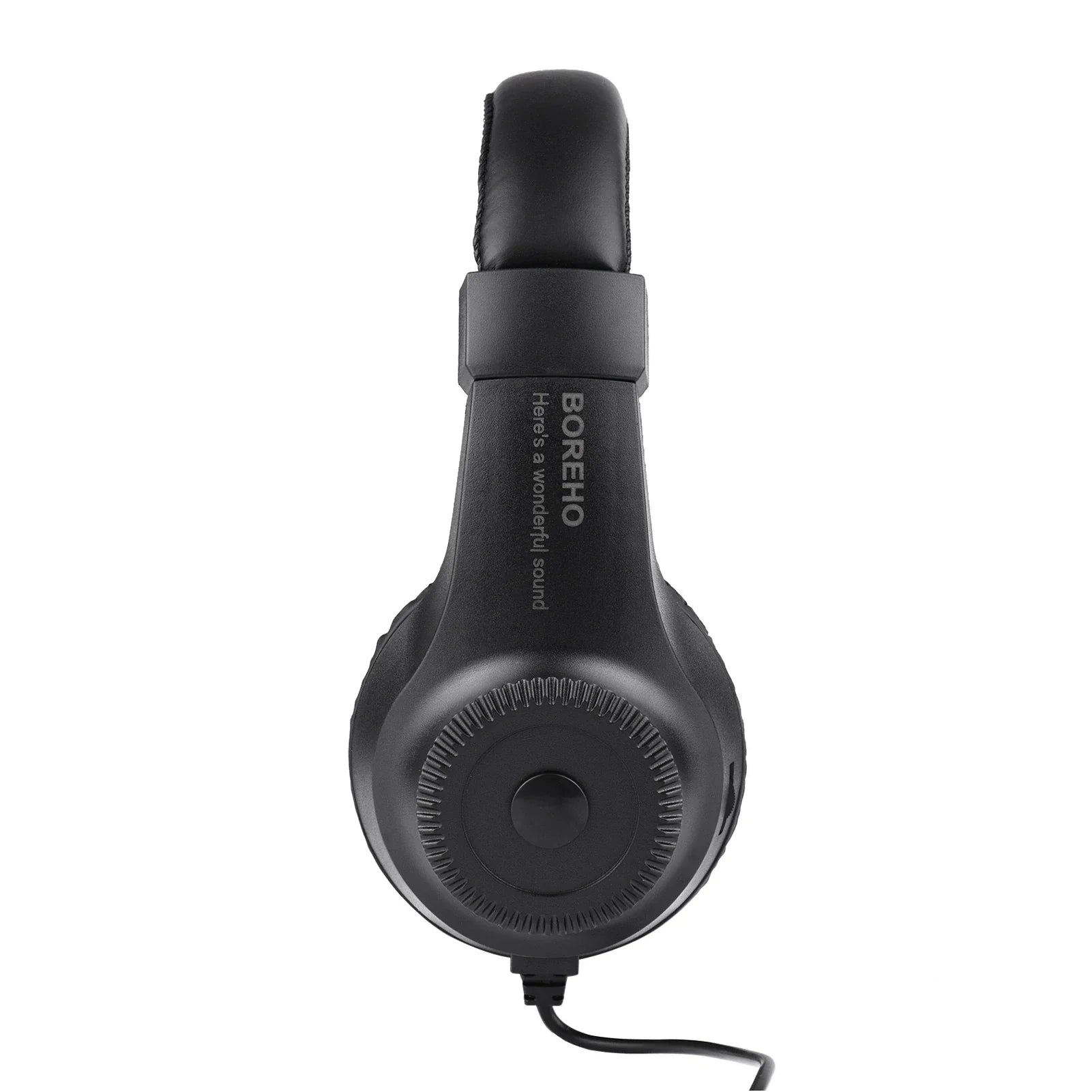 Black wired headset with single stereo monitoring, self adjusting headband, and matte finish for electronic musical instruments
