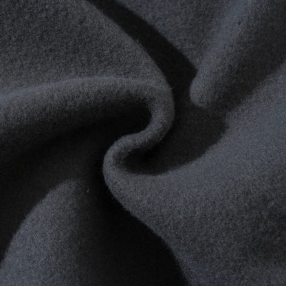 Dark gray 345gsm fleece sweatpant with soft plush woolen fabric from zodf trendy men retro hip hop winter joggers